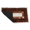 Image 2 : Premium Cowhide Patchwork Quilt Blanket