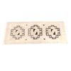 Image 1 : Zapotec Medallion Saltillo Runner Rug c. 1930's