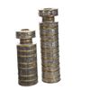 Image 12 : Chilo Botes Cylindrical Tin Candle Stick Holders