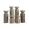 Image 2 : Chilo Botes Cylindrical Tin Candle Stick Holders