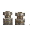 Image 7 : Chilo Botes Cylindrical Tin Candle Stick Holders