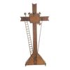 Image 14 : C. 1890-1900's Tramp Art Folk Art Cross Large