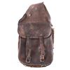 Image 2 : C. 1940's Montana Western Leather Saddle Bags