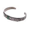 Image 6 : C. 1900-1930 Navajo Fred Harvey Turquoise Bracelet
