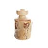 Image 3 : Turned Maple Burl Wood Rustic Farm Decorative Vase