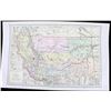 Image 1 : 1886 Gaskell's Map of Montana, Wyoming, Utah