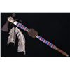 Image 1 : Plains Beaded Parfleche Pipe Tomahawk c. 20th C
