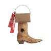 Image 1 : Western Cowboy Boot Rustic Tin Bird House