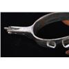 Image 17 : Double Strap 5 Star Rowel Bull Riding Spurs c 1960
