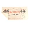 Image 14 : Vintage Maverick Jeans Advertising Canvas Banner