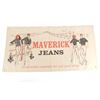Image 1 : Vintage Maverick Jeans Advertising Canvas Banner