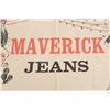 Image 6 : Vintage Maverick Jeans Advertising Canvas Banner
