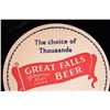 Image 14 : Great Falls Beer Coasters C. Mid 1900's