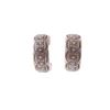 Image 1 : Navajo Tooled Sterling Silver Stud Earrings