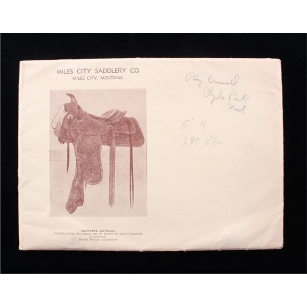 Miles City Saddlery Co. Catalogue & Mailer
