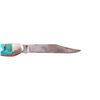 Image 10 : Navajo Number 8 Turquoise Folding Schrade Knife