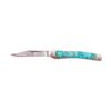 Image 1 : Navajo Number 8 Turquoise Folding Schrade Knife