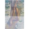 Image 11 : Gene Pressler Surfing Hula Girl Chromolitho c1920