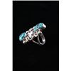 Image 20 : Navajo Turquoise Necklace, Earrings & Ring (3)