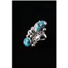 Image 21 : Navajo Turquoise Necklace, Earrings & Ring (3)