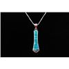 Image 1 : Navajo Bisbee Turquoise Mirco-Inlay Necklace