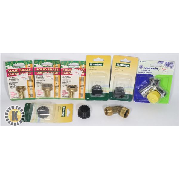 BAG OF HOSE FITTINGS SUPPLIES