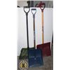 Image 1 : LOT OF 3 SNOW SHOVELS