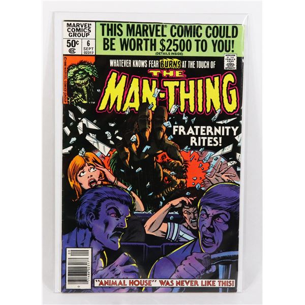 MARVEL THE MAN-THING #6 (1980)