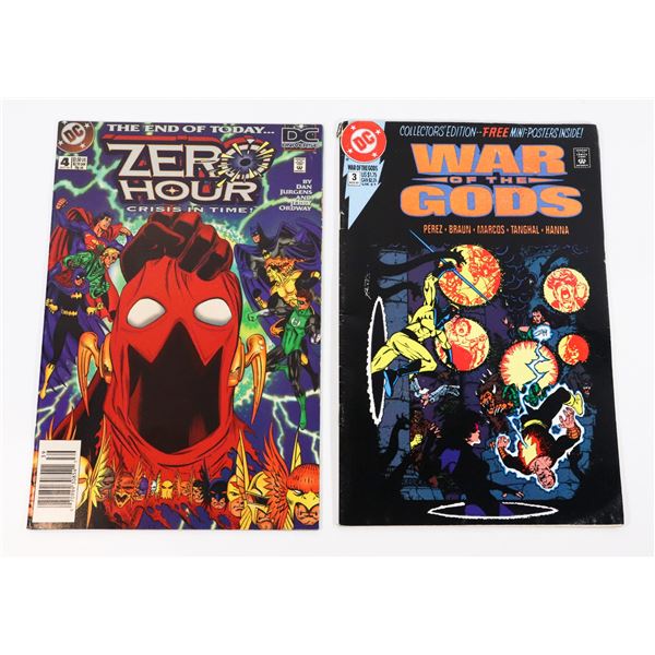 WAR OF THE GODS #3 & ZERO HOUR CRISIS IN TIME #4