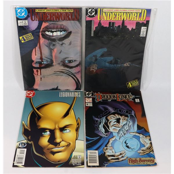 4 DC ASSORTED COMICS UNDERWORLD