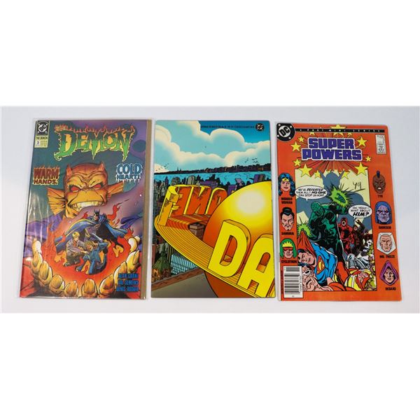 LOT OF 3 DC COMICS SUPER POWERS