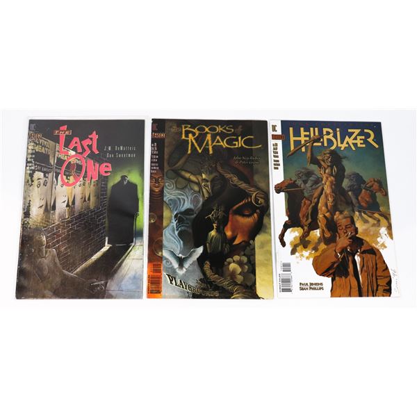 LOT OF 3 ASSORTED DC VERTIGO COMICS