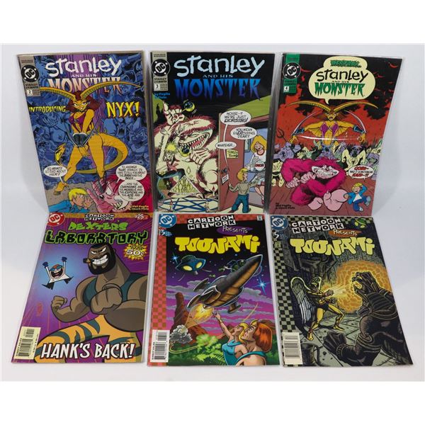 LOT OF 6 DC COMIC BOOKS TOONAMI