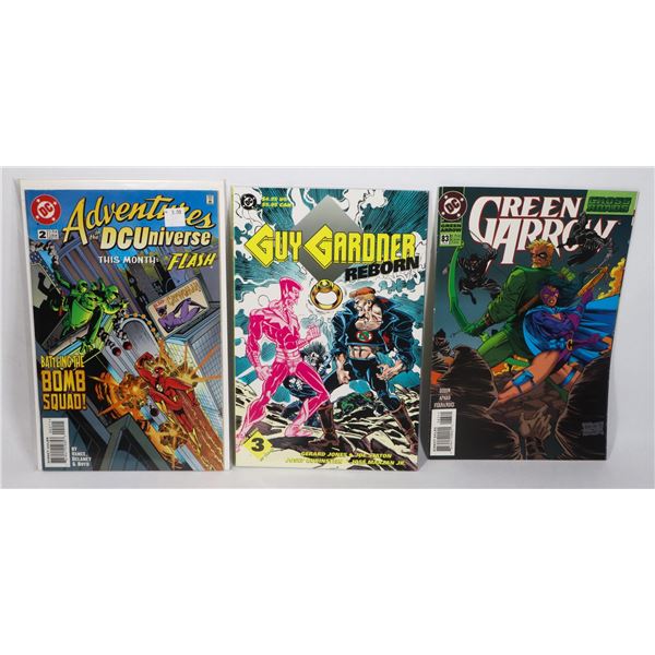 LOT OF 3 DC COMICS GUY GARDNER REBORN