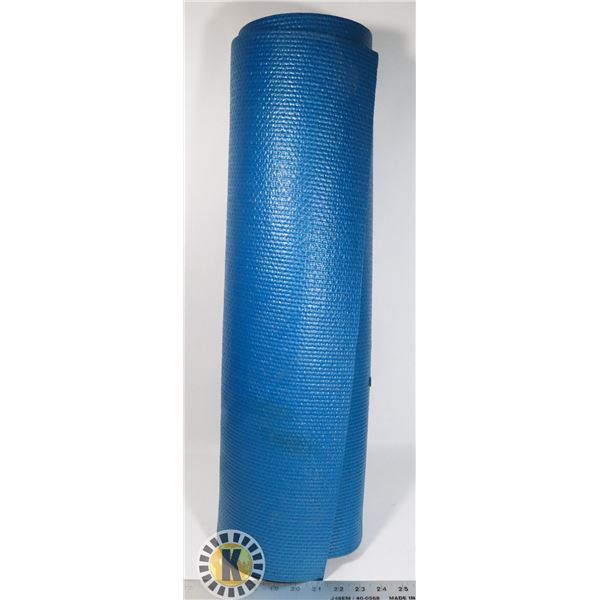 BLUE YOGA EXERCISE MAT