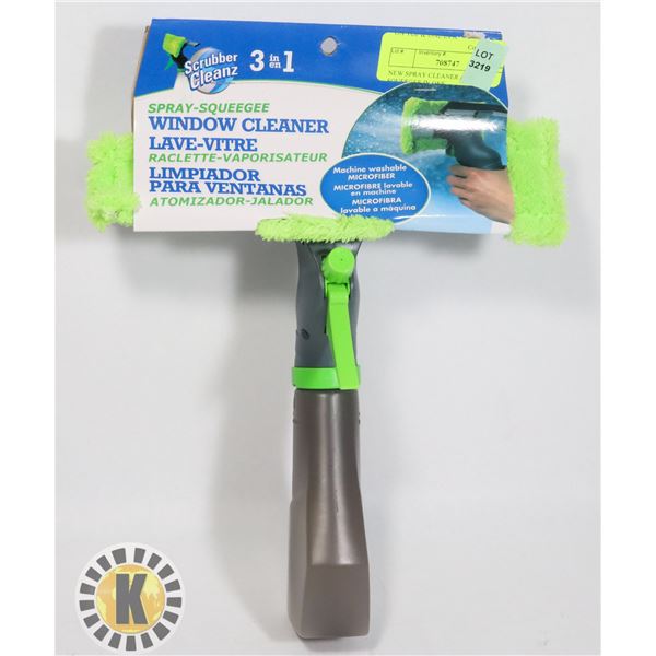 NEW SPRAY CLEANER AND SQUEEGEE IN ONE