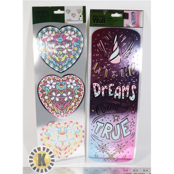 NEW LET THE DREAMS COME TRUE AND HEARTS METALLIC