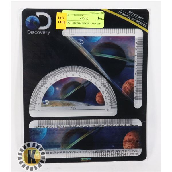 NEW HOLOGRAPHIC RULER SETS