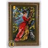 Image 1 : ESTATE FRAMED NEEDLEPOINT ART PIECE