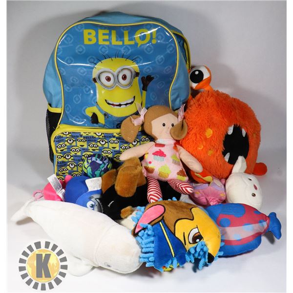 ESTATE KIDS MINIONS BACKPACK FULL OF KIDS TOYS