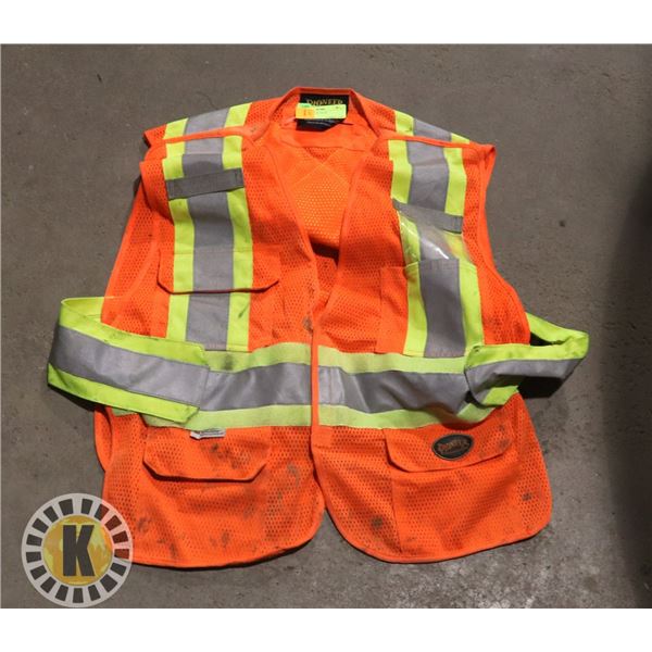 SAFETY VEST HI VIS XL