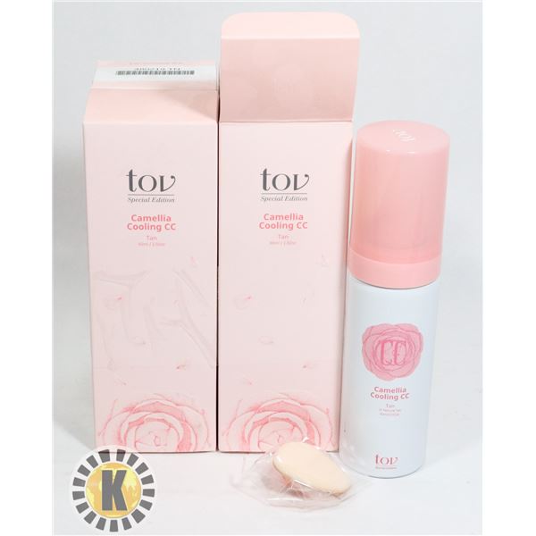 PACK OF 4 TOV SPECIAL EDITION CAMELLIA COOLING CC