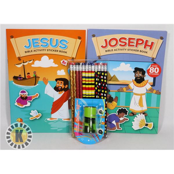 2 NEW BIBLE ACTIVITY BOOKS JOSEPH AND JESUS