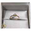 Image 1 : 10K GOLD DIAMOND RING SIZE 6.25