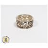 Image 1 : .925 SILVER RING SIZE 4