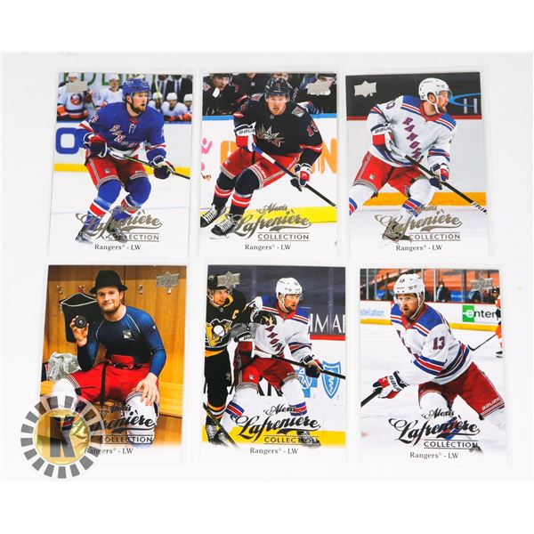 5)  LOT OF 5 ALEX LAFRENIERE UPPER DECK HOCKEY