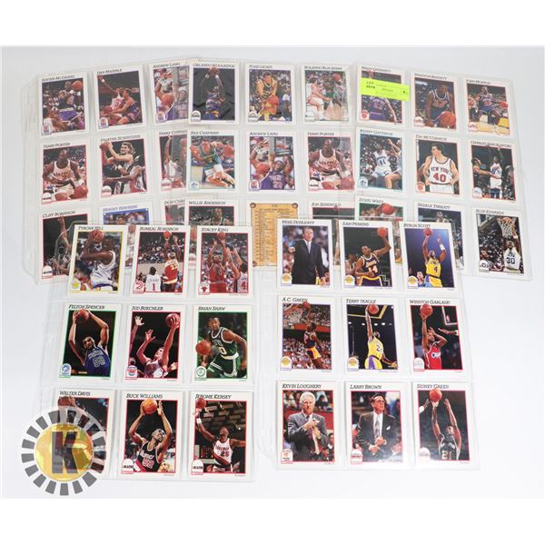 5 ASSORTED SHEET OF 80S BASKETBALL CARDS