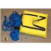 Image 1 : RESCUE BUOY THROWABLE (YELLOW WITH BLUE ROPE)