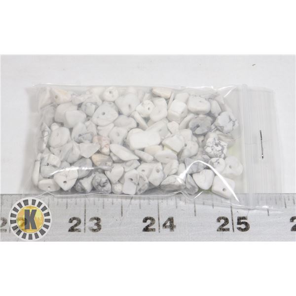 13)  LOT OF 49.8 GRAMS OF NATURAL WHITE VEINED