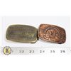 Image 1 : LOT OF 2 BELT BUCKLES